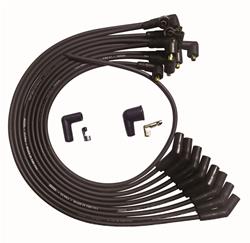 Spark Plug WIres, Ultra, SBF 351W, 135 degree Plug Boots, Non-HEI, Black, Set