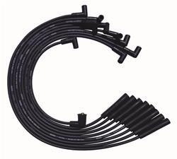 Spark Plug Wires, Ultra, Ford, HEI, 135 Degree Plug Boots, Black, Set