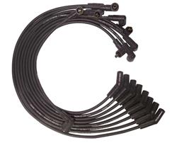 Spark Plug Wires, Ultra, Ford, Non-HEI, 135 Degree Plug Boots, Black, Set