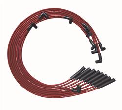 Spark Plug Wires, Ultra, BBM, Straight Boots, HEI, Red, Set