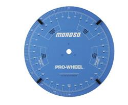 Degree Wheel, Dual, Steel, Blue, White Numbers, 18 in. Diameter, Each