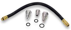 Universal Spark Plug Hole Air Hose Kit, 14mm and 18mm Thread Adapters, 12 in. Rubber Hose, Kit