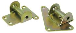 Motor Mounts, Frame Pad, Bolt-In, Steel, Zinc, Chevy, Pontiac, V8, Pair