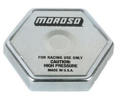 Radiator Cap, Steel, Hexagon, Moroso Logo, 27-29 psi, Each