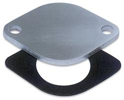 Water Neck Block-Off Plate, Aluminum, Natural, Chevy, Each