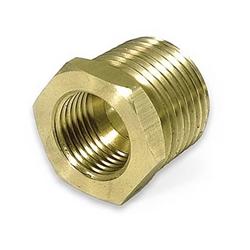 Fitting, Temperature Gauge, 5/8"-18 Threaded Hole for 1/2" NPT Hole, Brass