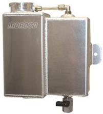 Coolant Expansion/Recovery Tank, Fabricated Aluminum, Natural, 2 1/4 Quart, Each