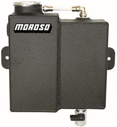 Universal Expansion Tank, Fabricated Aluminum, with built in overflow tank, designed for several application where a 1 1/4 " quart remote tank is nece