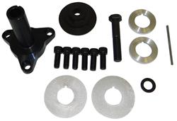 Vacuum Pump and Dry Sump Pump Drive Kits, Steel, Black Oxide, Short Style Measures 2.990 in. Not Including Flange Thickness, Chevrolet, LS, Kit