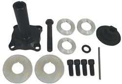 Vacuum Pump and Dry Sump Pump Drive Kits, Steel, Black, Short Style Measures 3.500 in. Not Including Flange Thickness, Ford, Small Block Windsor, Kit