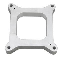 Carburetor Spacer, Aluminum, 1 in. Thick, Open, Square Bore, Each