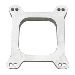 Carburetor Spacer, Aluminum, Natural, 5 Degree Wedge, Each