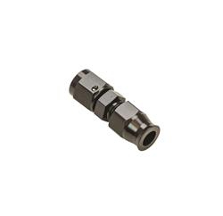 Hardline -AN Adapter Fitting, -6AN Female to 3/8" Tubing, Black Anodized