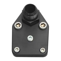 Fuel Pump Block-Off, Equalizing Plate, Accepts Vacuum Pump, Vacuum Gauge, Chevy, Small Block, Each