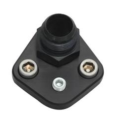 Fuel Pump Block-Off, Equalizing Plate, Accepts Vacuum Pump, Vacuum Gauge, Chevy, Ford, Chrysler, Each