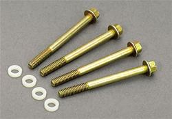 Fuel Bowl Screws, Steel, Zinc Plated, External Hex Head, Holley 4150, 4160, 4500, 4150HP, 4500HP, Set of 4