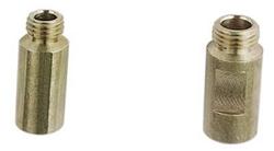 Carburetor Jet Extensions, 1/4-32 in. Thread, Brass, Screw-In, Holley, Barry Grant, Demon, 4-Barrel, Pair