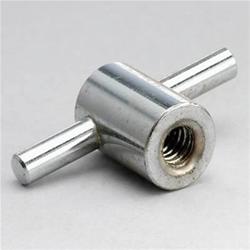 Air Filter Assembly Wing Nut, Aluminum, Chrome, 1/4-20 in. Thread, Each