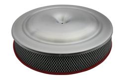 Air Cleaner Assembly, Low Profile Racing Air Cleaner, Drop Base, 16 in. Dia, 4 in. Filter, 7 5/16 Flange, Each