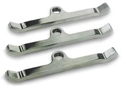 Valve Cover Hold-Down Tabs, Chrome Plated, Mopar, Small Block LA, Set of 3