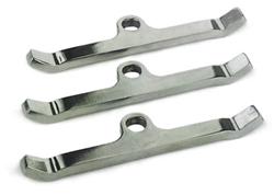 Valve Cover Hold-Down Tabs, Steel, Chrome Plated, Ford, Small Block V8, Set of 4