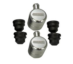 Valve Cover Breather, Push-In, 1.22" Hole, 5/8" Hose, Billet