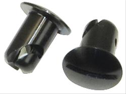QUICK FSNR, OVAL, 7/16"X.450, ALUM, BLK
