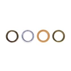 Spark Plug Index Washers, Copper, Flat Seat, for 14mm Plugs, Sizes .043, .050, .064 in., Set of 30