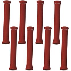 Spark Plug Boot Protectors, High Temperature, Red, 8 Pack