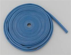 Sleeving, Spark Plug Wire, Silicon Rubber, Blue, Slide-Over, 8.65mm, 25 ft., Each