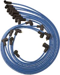 Spark Plug Wires, Blue Max, Spiral Core, 8mm, Blue, 90 Degree Boots, Chevy, GMC, Small Block, V8, Set