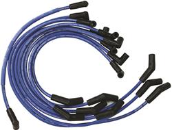 Spark Plug Wires, Blue Max, Spiral Core, 8mm, Blue, Stock Boots, Ford, Mercury, V8, Set