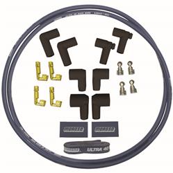 Coil Wire, Ultra 40, Spiral Core, 8.65mm, Male HEI/Female Sockets, 90 Degree Boots, 48 in. Long, Kit