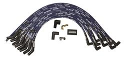 Spark Plug Wires, Ultra 40, Spiral Core, 8.65mm, Blue, 135 Degree Boots, Ford, Mercury, 460, Set