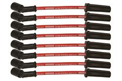 Spark Plug Wires, Ultra 40, Assembled, Spiral Core, 8.50mm, Red, Chevy, LS, LT, Set