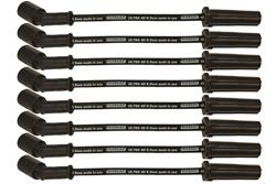 Spark Plug Wires, Ultra 40, Assembled, Spiral Core, 8.50mm, Black, Chevy, LS, Set