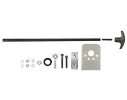 Battery Disconnect, Push/Pull Mounting Kit, Aluminum, Black Anodized, Kit