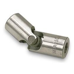 Steering Universal Joint, Standard, Steel, Natural, 5/8 in. Smooth Bore, 5/8 in. Smooth Bore, Each