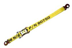 Tie-Down, Ratchet Strap, 2 in. x 6 ft., Yellow, Each