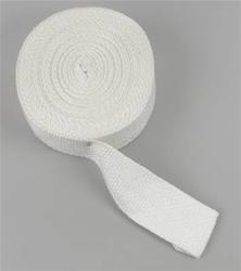 Exhaust and Header Wrap, Woven Ceramics, White, 2 in. Wide x 50 ft., Each