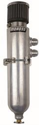 Oil Breather Tank, 2.5 qt., Round, Aluminum, Natural, Filtered Breather, Universal, Each