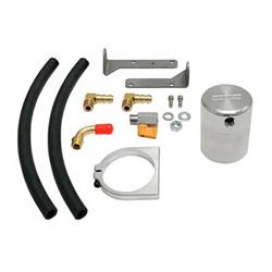 Air, Oil, Separator Tank, Aluminum, Polished, 3 in. Diameter, 4 in. Height, Chrysler, Dodge, Kit