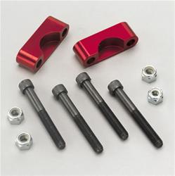 U-Joint Girdles, Aluminum, Red Anodized, w/Strap Style Only, Will not fit U-Bolt Style, GM 12 Bolt, Set