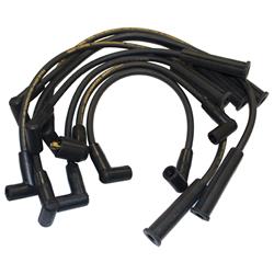 Spark Plug Wires, Mag-Tune, Spiro Wound, 8mm, Black, Stock Boots, Ford, Inline 6-Cylinder, Set