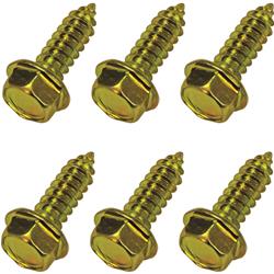 Rim Screws, Gold Iridited, 1/4 in. Diameter, 3/4 in. UHL, Set of 35