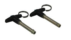 Pins, Quick-Release, 12,800 lbs. Double Shear Load, Steel, 5/16 in. Diameter, 1.5 in. Length, Pair