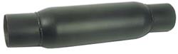 Muffler, Spiral Flow, 3 1/2 in. Inlet/3 1/2 in. Outlet, Steel, Natural, Each