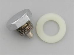 Oil Pan Drain Plug, Chrome Plated, 3/4 in. Hex Head with 1/2-20 RH in. Threads, Seal, Each