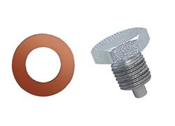 Drain Plug, 1/2 in.-20 Threads, Magnetic, Seal, Kit