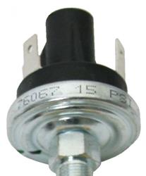 Low Oil Pressure Switch, for Warning Light #49500, 15 psi On, 50 psi Off, 1/8 in.-27 NPT, Each